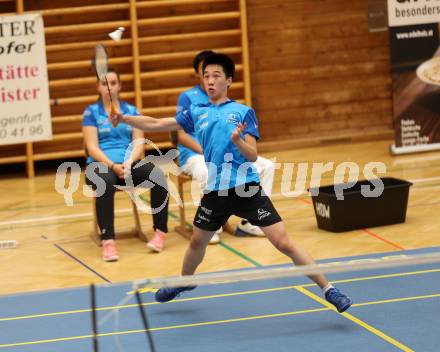 Badminton. ASKOE Kelag Kaernten.  Shangzu Zhan . Klagenfurt, 15.10.2023
Foto: Kuess
www.qspictures.net
---
pressefotos, pressefotografie, kuess, qs, qspictures, sport, bild, bilder, bilddatenbank