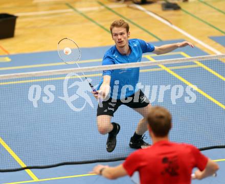 Badminton. ASKOE Kelag Kaernten.  Lukas Steinwender . Klagenfurt, 15.10.2023
Foto: Kuess
www.qspictures.net
---
pressefotos, pressefotografie, kuess, qs, qspictures, sport, bild, bilder, bilddatenbank