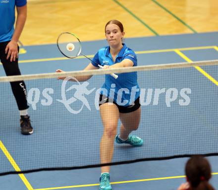 Badminton. ASKOE Kelag Kaernten.  Lea Kreulitsch . Klagenfurt, 15.10.2023
Foto: Kuess
www.qspictures.net
---
pressefotos, pressefotografie, kuess, qs, qspictures, sport, bild, bilder, bilddatenbank