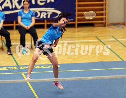 Badminton. ASKOE Kelag Kaernten.  Miranda Zhang . Klagenfurt, 15.10.2023
Foto: Kuess
www.qspictures.net
---
pressefotos, pressefotografie, kuess, qs, qspictures, sport, bild, bilder, bilddatenbank