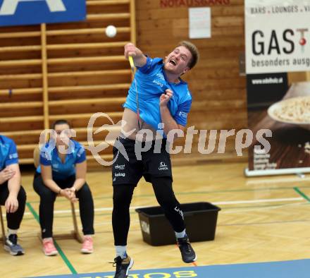 Badminton. ASKOE Kelag Kaernten.  Martin Cerkovnik . Klagenfurt, 15.10.2023
Foto: Kuess
www.qspictures.net
---
pressefotos, pressefotografie, kuess, qs, qspictures, sport, bild, bilder, bilddatenbank