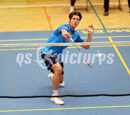 Badminton. ASKOE Kelag Kaernten. Felix Steinwender  . Klagenfurt, 15.10.2023
Foto: Kuess
www.qspictures.net
---
pressefotos, pressefotografie, kuess, qs, qspictures, sport, bild, bilder, bilddatenbank