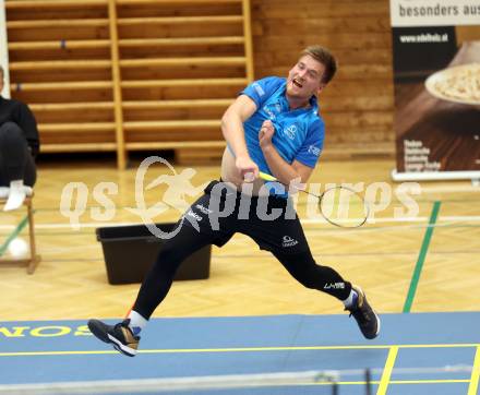 Badminton. ASKOE Kelag Kaernten. Martin Cerkovnik  . Klagenfurt, 15.10.2023
Foto: Kuess
www.qspictures.net
---
pressefotos, pressefotografie, kuess, qs, qspictures, sport, bild, bilder, bilddatenbank