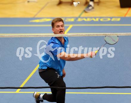 Badminton. ASKOE Kelag Kaernten.  Martin Cerkovnik . Klagenfurt, 15.10.2023
Foto: Kuess
www.qspictures.net
---
pressefotos, pressefotografie, kuess, qs, qspictures, sport, bild, bilder, bilddatenbank