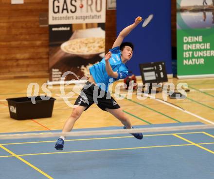 Badminton. ASKOE Kelag Kaernten.  Shangzu Zhan . Klagenfurt, 15.10.2023
Foto: Kuess
www.qspictures.net
---
pressefotos, pressefotografie, kuess, qs, qspictures, sport, bild, bilder, bilddatenbank