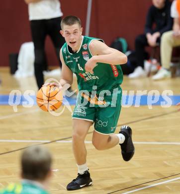 Basketball 2. Liga 2023/2024. Grunddurchgang 4. Runde.  KOS Celovec gegen Future Team Steiermark.  Fran Vidovic (Steiermark). Klagenfurt, am 26.10.2023.
Foto: Kuess
www.qspictures.net
---
pressefotos, pressefotografie, kuess, qs, qspictures, sport, bild, bilder, bilddatenbank