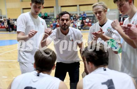 Basketball 2. Liga 2023/2024. Grunddurchgang 4. Runde.  KOS Celovec gegen Future Team Steiermark. Trainer Dalibor Cevriz (KOS). Klagenfurt, am 26.10.2023.
Foto: Kuess
www.qspictures.net
---
pressefotos, pressefotografie, kuess, qs, qspictures, sport, bild, bilder, bilddatenbank