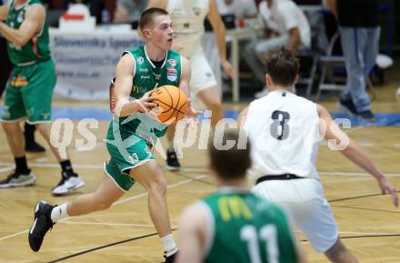 Basketball 2. Liga 2023/2024. Grunddurchgang 4. Runde.  KOS Celovec gegen Future Team Steiermark.  Fran Vidovic (Steiermark). Klagenfurt, am 26.10.2023.
Foto: Kuess
www.qspictures.net
---
pressefotos, pressefotografie, kuess, qs, qspictures, sport, bild, bilder, bilddatenbank