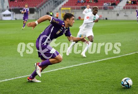 Fussball Bundesliga. SK Austria Klagenfurt gegen WSG Tirol.  Nikola Djoric  (Klagenfurt).  Klagenfurt, am 28.10.2023.
Foto: Kuess
www.qspictures.net
---
pressefotos, pressefotografie, kuess, qs, qspictures, sport, bild, bilder, bilddatenbank