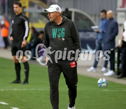 Fussball Bundesliga. SK Austria Klagenfurt gegen WSG Tirol.  Trainer Thomas Silberberger  (Tirol).  Klagenfurt, am 28.10.2023.
Foto: Kuess
www.qspictures.net
---
pressefotos, pressefotografie, kuess, qs, qspictures, sport, bild, bilder, bilddatenbank