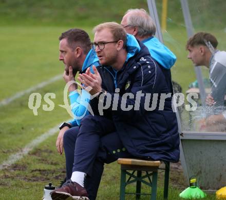 Fussball. Kaerntner Liga. Koettmannsdorf gegen Donau.   Trainer Markus Uran (Koettmanndorf). Koettmannsdorf, 29.10.2023.
Foto: Kuess
www.qspictures.net
---
pressefotos, pressefotografie, kuess, qs, qspictures, sport, bild, bilder, bilddatenbank