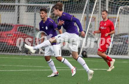 Fussball Kaerntner Liga. SK Austria Klagenfurt gegen SAK. Marius Maierhofer  (Austria Klagenfurt),  Klagenfurt, am 28.10.2023.
Foto: Kuess
---
pressefotos, pressefotografie, kuess, qs, qspictures, sport, bild, bilder, bilddatenbank