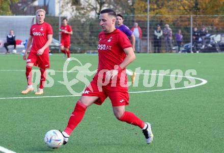 Fussball Kaerntner Liga. SK Austria Klagenfurt gegen SAK.  Enes Brdjanovic  (SAK). Klagenfurt, am 28.10.2023.
Foto: Kuess
---
pressefotos, pressefotografie, kuess, qs, qspictures, sport, bild, bilder, bilddatenbank