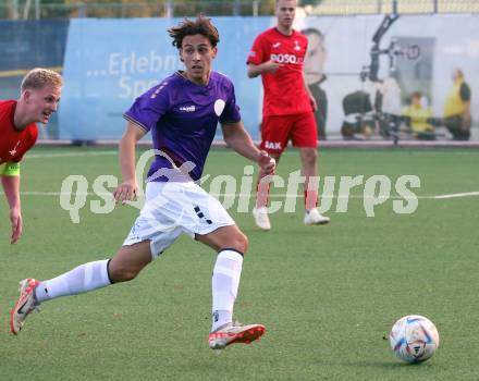 Fussball Kaerntner Liga. SK Austria Klagenfurt gegen SAK. Fabio Markelic  (Austria Klagenfurt),   Klagenfurt, am 28.10.2023.
Foto: Kuess
---
pressefotos, pressefotografie, kuess, qs, qspictures, sport, bild, bilder, bilddatenbank