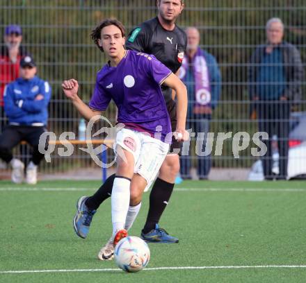 Fussball Kaerntner Liga. SK Austria Klagenfurt gegen SAK.  Fabio Markelic (Austria Klagenfurt),   Klagenfurt, am 28.10.2023.
Foto: Kuess
---
pressefotos, pressefotografie, kuess, qs, qspictures, sport, bild, bilder, bilddatenbank