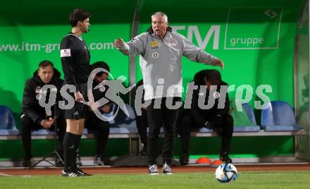 Fussball Bundesliga. WAC gegen SK Austria Klagenfurt.  Trainer Peter Pacult  (Klagenfurt).  Wolfsberg, am 4.11.2023.
Foto: Kuess
www.qspictures.net
---
pressefotos, pressefotografie, kuess, qs, qspictures, sport, bild, bilder, bilddatenbank