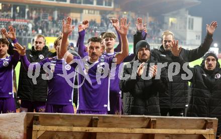 Fussball Bundesliga. WAC gegen SK Austria Klagenfurt. Aaron Sky Schwarz, Christopher Wernitznig, Turgay Gemicibasi, Marco Knaller, Sinan Karweina  (Klagenfurt).  Wolfsberg, am 4.11.2023.
Foto: Kuess
www.qspictures.net
---
pressefotos, pressefotografie, kuess, qs, qspictures, sport, bild, bilder, bilddatenbank