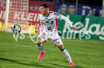 Fussball Bundesliga. WAC gegen SK Austria Klagenfurt. Florian Rieder  (WAC).  Wolfsberg, am 4.11.2023.
Foto: Kuess
www.qspictures.net
---
pressefotos, pressefotografie, kuess, qs, qspictures, sport, bild, bilder, bilddatenbank