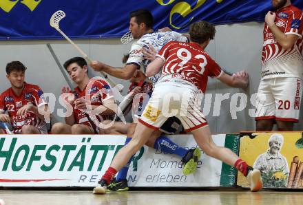 Floorball Bundesliga. KAC gegen VSV.   Marcel Gappmayer (KAC),  Timo Schmid  (VSV). Klagenfurt, 25.11.2023.
Foto: Kuess
www.qspictures.net
---
pressefotos, pressefotografie, kuess, qs, qspictures, sport, bild, bilder, bilddatenbank