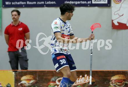 Floorball Bundesliga. KAC gegen VSV.  Torjubel Christoph Steiner  (VSV). Klagenfurt, 25.11.2023.
Foto: Kuess
www.qspictures.net
---
pressefotos, pressefotografie, kuess, qs, qspictures, sport, bild, bilder, bilddatenbank