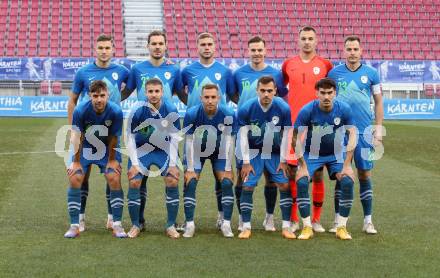 Fussball Laenderspiel Amateure. Oesterreich gegen Slowenien.   Klagenfurt, am 26.11.2023.
Foto: Kuess
www.qspictures.net
---
pressefotos, pressefotografie, kuess, qs, qspictures, sport, bild, bilder, bilddatenbank