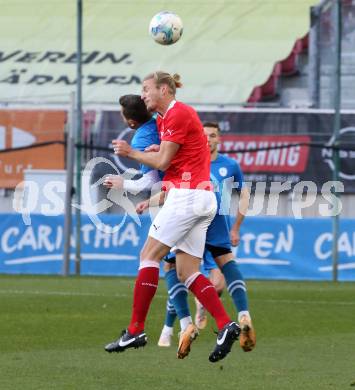 Fussball Laenderspiel Amateure. Oesterreich gegen Slowenien.  Felix Schoech (AUT),   
Klagenfurt, am 26.11.2023.
Foto: Kuess
www.qspictures.net
---
pressefotos, pressefotografie, kuess, qs, qspictures, sport, bild, bilder, bilddatenbank