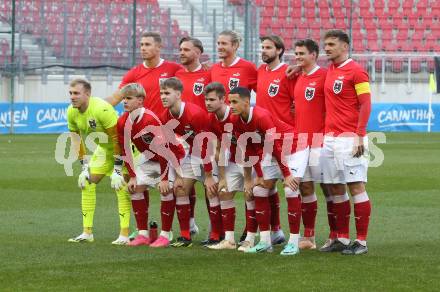 Fussball Laenderspiel Amateure. Oesterreich gegen Slowenien.  Klagenfurt, am 26.11.2023.
Foto: Kuess
www.qspictures.net
---
pressefotos, pressefotografie, kuess, qs, qspictures, sport, bild, bilder, bilddatenbank