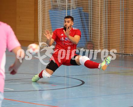 Futsal. Carinthia Flamengo Futsal Club gegen LPSV-Kaernten.  Youssef Helal  (C.F.F.C),  Klagenfurt, 26.11.2023.
Foto: Kuess
www.qspictures.net
---
pressefotos, pressefotografie, kuess, qs, qspictures, sport, bild, bilder, bilddatenbank