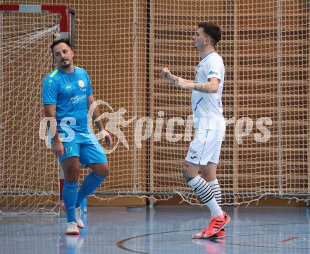 Futsal. FUTSAL versli.at Klagenfurt gegen FC Diamant Linz.  Torjubel Edwin Skrgic, (Linz). Klagenfurt, 26.11.2023.
Foto: Kuess
www.qspictures.net
---
pressefotos, pressefotografie, kuess, qs, qspictures, sport, bild, bilder, bilddatenbank