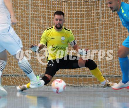 Futsal. FUTSAL versli.at Klagenfurt gegen FC Diamant Linz.   Vladimir Kajkut (Klagenfurt),  Klagenfurt, 26.11.2023.
Foto: Kuess
www.qspictures.net
---
pressefotos, pressefotografie, kuess, qs, qspictures, sport, bild, bilder, bilddatenbank