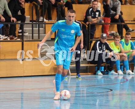 Futsal. FUTSAL versli.at Klagenfurt gegen FC Diamant Linz.  Niko Maric  (Klagenfurt),  Klagenfurt, 26.11.2023.
Foto: Kuess
www.qspictures.net
---
pressefotos, pressefotografie, kuess, qs, qspictures, sport, bild, bilder, bilddatenbank