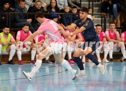 Futsal. Carinthia Flamengo Futsal Club gegen LPSV-Kaernten.   Timo Todor-Kostic (C.F.F.C),    Ivan Krnjic (LPSV). Klagenfurt, 26.11.2023.
Foto: Kuess
www.qspictures.net
---
pressefotos, pressefotografie, kuess, qs, qspictures, sport, bild, bilder, bilddatenbank