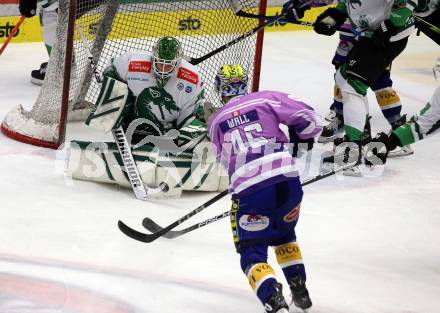 EBEL. Eishockey Bundesliga. EC VSV gegen HK Olimpija Ljubljana.  Alex Wall,  (VSV),     Luka Kolin  (Ljubljana). Villach, am 28.11.2023
Foto: Kuess
www.qspictures.net
---
pressefotos, pressefotografie, kuess, qs, qspictures, sport, bild, bilder, bilddatenbank