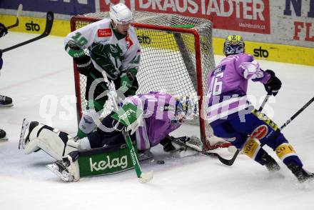 EBEL. Eishockey Bundesliga. EC VSV gegen HK Olimpija Ljubljana.  Rene Swette, Alex Wall,   (VSV),   Miha Bericic (Ljubljana). Villach, am 28.11.2023
Foto: Kuess
www.qspictures.net
---
pressefotos, pressefotografie, kuess, qs, qspictures, sport, bild, bilder, bilddatenbank