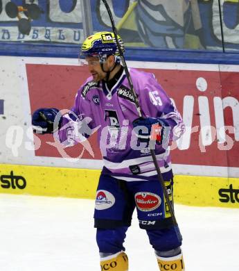 EBEL. Eishockey Bundesliga. EC VSV gegen HK Olimpija Ljubljana.   Torjubel Alex Wall (VSV). Villach, am 28.11.2023
Foto: Kuess
www.qspictures.net
---
pressefotos, pressefotografie, kuess, qs, qspictures, sport, bild, bilder, bilddatenbank