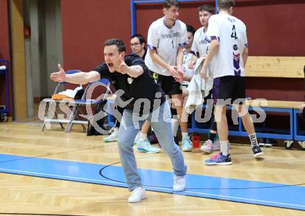 Basketball 2. Bundesliga. Woerthersee Piraten gegen Vienna United. Trainer Benedikt Danek (Vienna United) .  . Klagenfurt, am 8.12.2023.
Foto: Kuess
---
pressefotos, pressefotografie, kuess, qs, qspictures, sport, bild, bilder, bilddatenbank