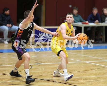 Basketball 2. Bundesliga. Woerthersee Piraten gegen Vienna United. Jernej Andolsek Heine (Piraten), Jakub Kotala(Vienna United). Klagenfurt, am 8.12.2023.
Foto: Kuess
---
pressefotos, pressefotografie, kuess, qs, qspictures, sport, bild, bilder, bilddatenbank