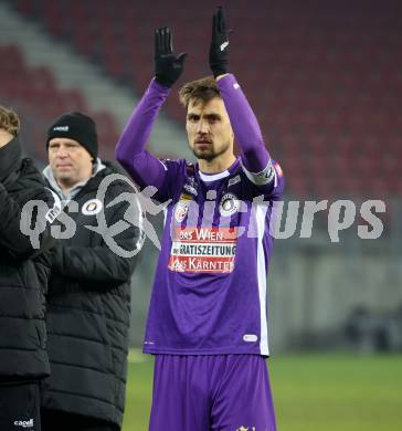 Fussball. Bundesliga. SK Austria Klagenfurt gegen Austria Wien.  Thorsten Mahrer   (Austria Klagenfurt).  Klagenfurt, 9.12.2023.
Foto: Kuess
---
pressefotos, pressefotografie, kuess, qs, qspictures, sport, bild, bilder, bilddatenbank