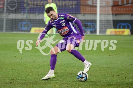 Fussball. Bundesliga. SK Austria Klagenfurt gegen Austria Wien.   Andrew Irving  (Austria Klagenfurt). Klagenfurt, 9.122023.
Foto: Kuess
---
pressefotos, pressefotografie, kuess, qs, qspictures, sport, bild, bilder, bilddatenbank