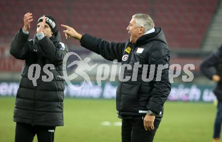 Fussball. Bundesliga. SK Austria Klagenfurt gegen Austria Wien.  Trainer Peter Pacult   (Austria Klagenfurt). Klagenfurt, 9.12.2023.
Foto: Kuess
---
pressefotos, pressefotografie, kuess, qs, qspictures, sport, bild, bilder, bilddatenbank