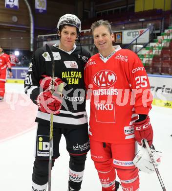 Eishockey Revival. Legenden Turnier. Matthias Trattnig, Kirk Furey. Villach, am 16.12.2023.
Foto: Kuess
---
pressefotos, pressefotografie, kuess, qs, qspictures, sport, bild, bilder, bilddatenbank