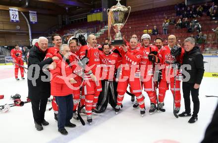 Eishockey Revival. Legenden Turnier. Jubel KAC. Villach, am 16.12.2023.
Foto: Kuess
---
pressefotos, pressefotografie, kuess, qs, qspictures, sport, bild, bilder, bilddatenbank