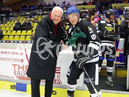 Eishockey Legenden Turnier.  Anton Polster, Andreas Herzog . Villach, am 16.12.2023.
Foto: Kuess

---
pressefotos, pressefotografie, kuess, qs, qspictures, sport, bild, bilder, bilddatenbank