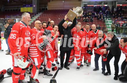 Eishockey Revival. Legenden Turnier. Jubel KAC. Villach, am 16.12.2023.
Foto: Kuess
---
pressefotos, pressefotografie, kuess, qs, qspictures, sport, bild, bilder, bilddatenbank