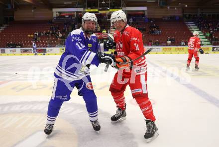 Eishockey Revival. Legenden Turnier. Buergermeister Guenther Albel, Buergermeister Christian Scheider. Villach, am 16.12.2023.
Foto: Kuess
---
pressefotos, pressefotografie, kuess, qs, qspictures, sport, bild, bilder, bilddatenbank