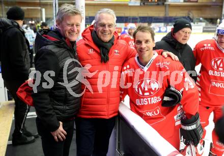 Eishockey Revival. Legenden Turnier. Arno Arthofer, Dieter Kalt, Dieter Kalt. Villach, am 16.12.2023.
Foto: Kuess
---
pressefotos, pressefotografie, kuess, qs, qspictures, sport, bild, bilder, bilddatenbank