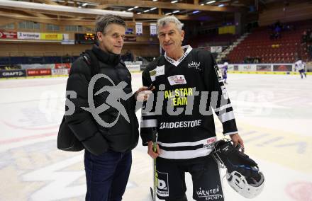 Eishockey Legenden Turnier. Christian Reichel, Klaus Augenthaler. Villach, am 16.12.2023.
Foto: Kuess
---
pressefotos, pressefotografie, kuess, qs, qspictures, sport, bild, bilder, bilddatenbank