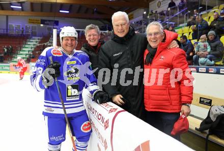 Eishockey Revival. Legenden Turnier. Gerhard Thomasser, Arno Arthofer, Anton Polster, Dieter Kalt. Villach, am 16.12.2023.
Foto: Kuess
---
pressefotos, pressefotografie, kuess, qs, qspictures, sport, bild, bilder, bilddatenbank