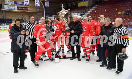 Eishockey Revival. Legenden Turnier. Jubel KAC. Villach, am 16.12.2023.
Foto: Kuess
---
pressefotos, pressefotografie, kuess, qs, qspictures, sport, bild, bilder, bilddatenbank