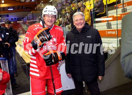 Eishockey Revival. Legenden Turnier. Buergermeister Christian Scheider, Landeshauptmann Peter Kaiser. Villach, am 16.12.2023.
Foto: Kuess
---
pressefotos, pressefotografie, kuess, qs, qspictures, sport, bild, bilder, bilddatenbank